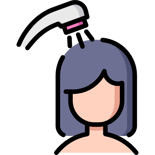 Hair washing - Free people icons