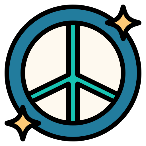 Peace Generic Outline Color icon