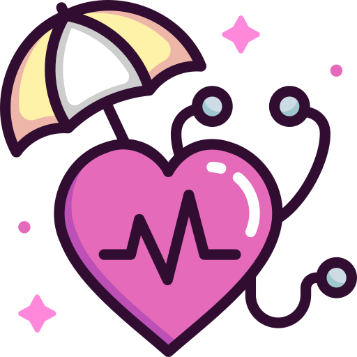 seguro de salud icono gratis