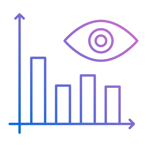 visualización de datos icono gratis