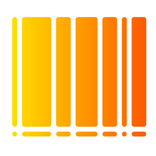 Barcode Generic Flat Gradient icon