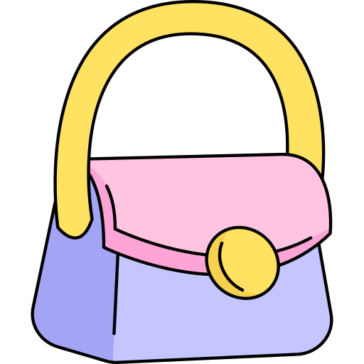 Handbag Generic Thin Outline Color icon