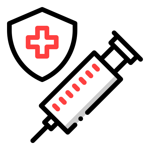 vacunación icono gratis