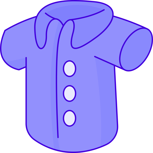 Shirt Generic Thin Outline Color icon