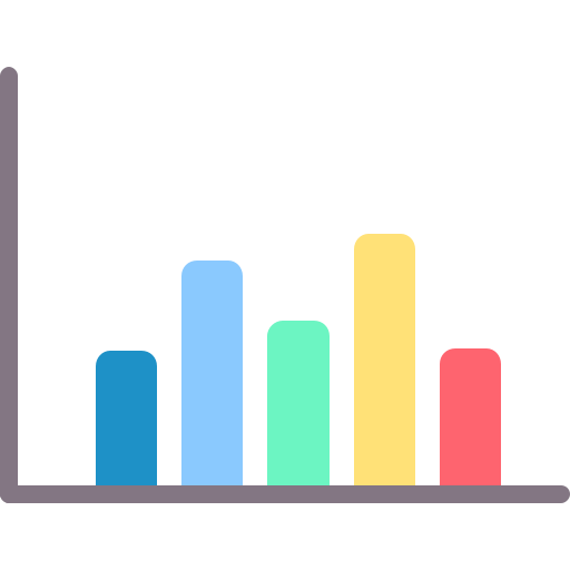 gráfico de barras icono gratis