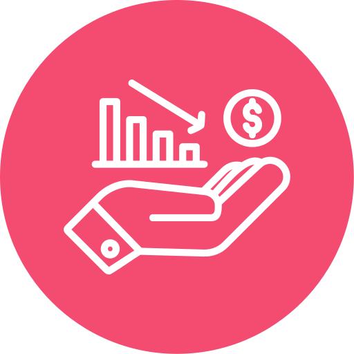 pérdida icono gratis