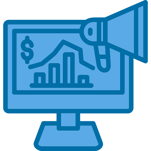 Sales marketing Generic Blue icon