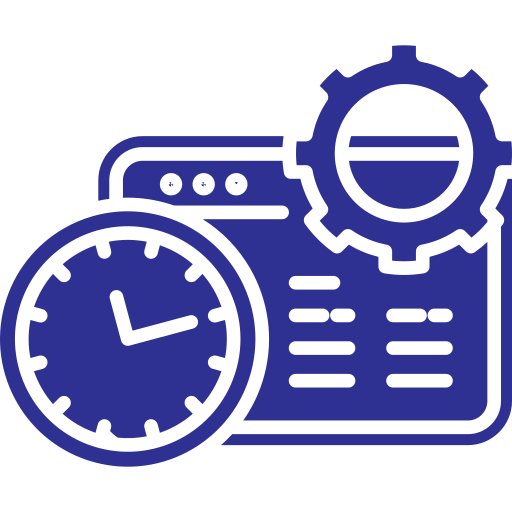 gestión del tiempo icono gratis