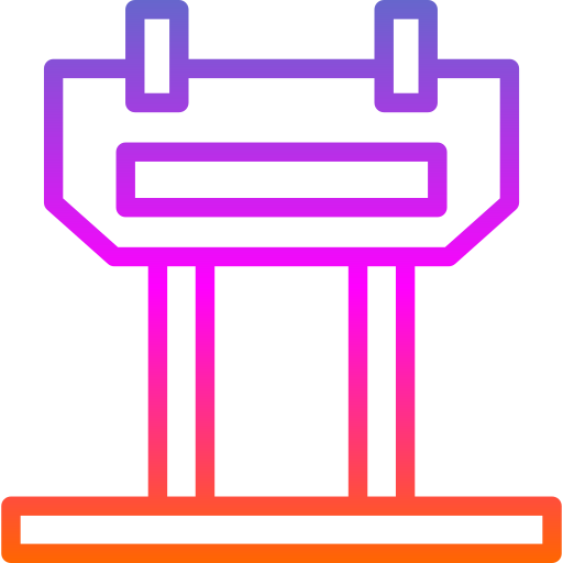 potro de madera icono gratis