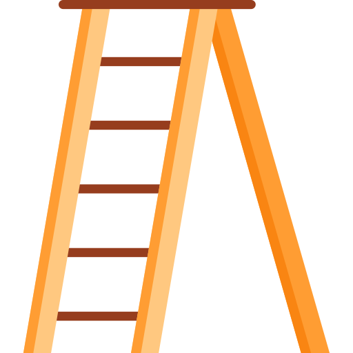 Stepladder SBTS2018 Flat icon