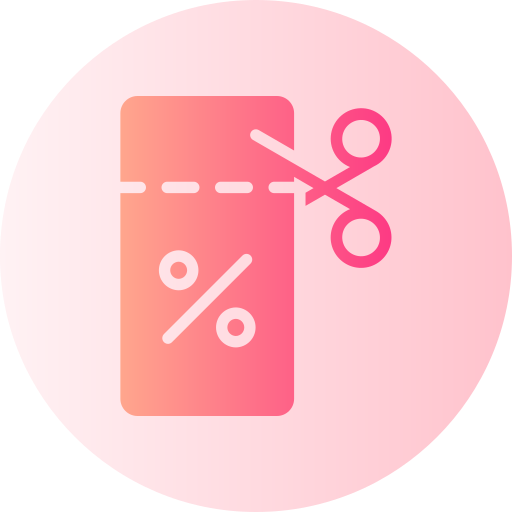 cupom grátis ícone