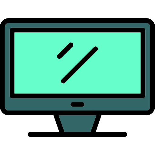 Monitor Generic Outline Color icon