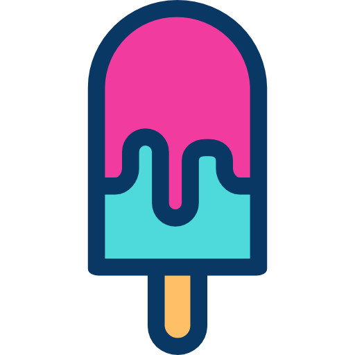 Popsicle Kiranshastry Lineal Color icon