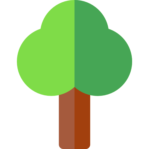 Tree icon Basic Rounded Flat
