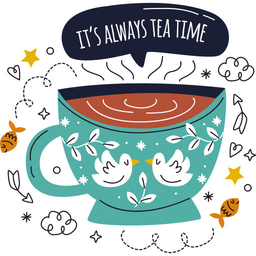 Tea Stickers - Free food and restaurant Stickers