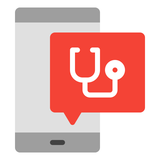 aplicación médica icono gratis