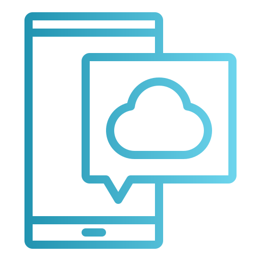 aplicación en la nube icono gratis