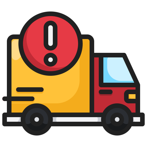 Fast delivery - Free transport icons