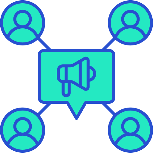 social media marketing icono gratis