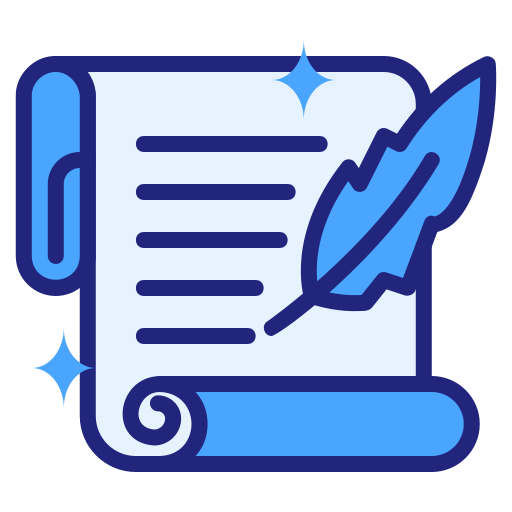 Script Generic Blue icon