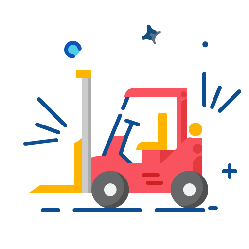 Forklift - Free buildings icons