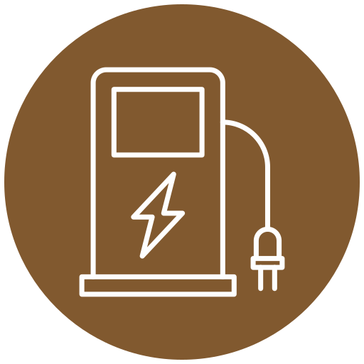 Electric station free icon