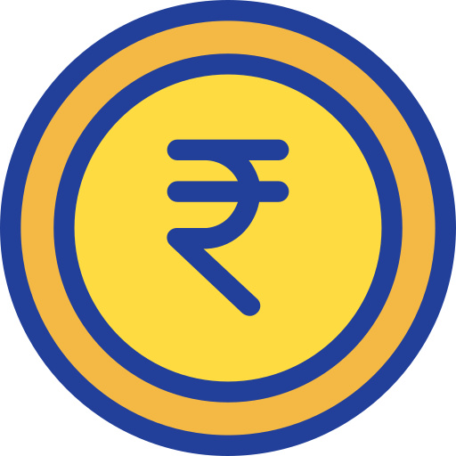 Rupee Kiranshastry Lineal Color icon