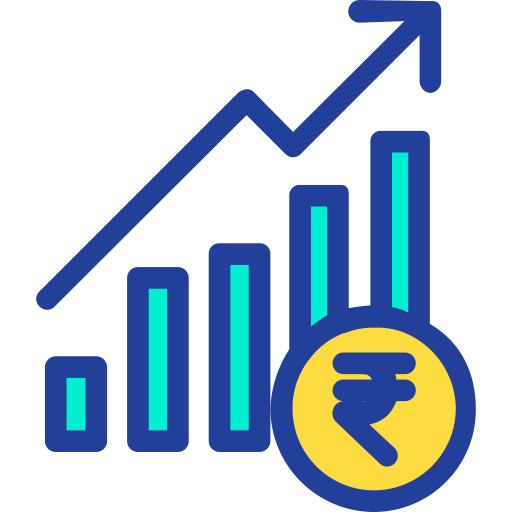 Profits Kiranshastry Lineal Color icon