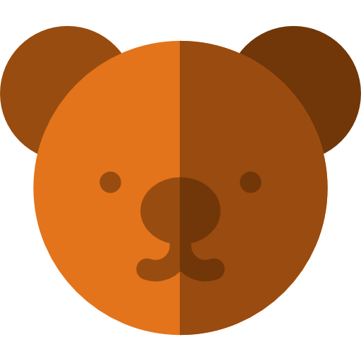 oso de peluche icono gratis