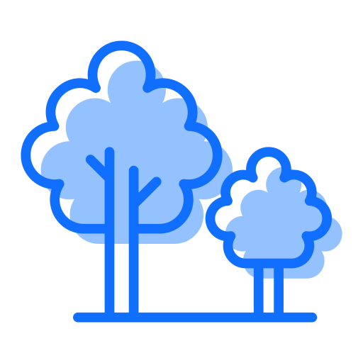 Trees Generic Blue icon