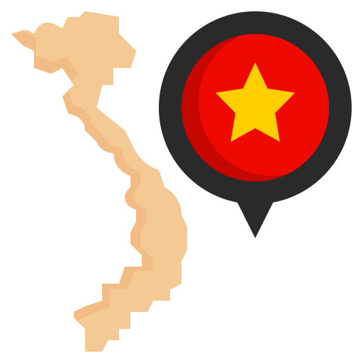 Vietnam - Free Maps And Location Icons