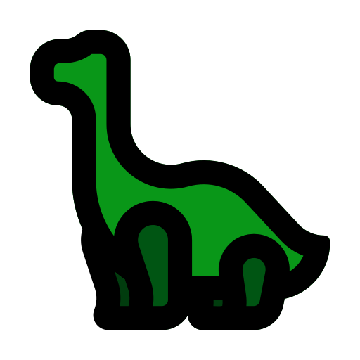 brontosaurio icono gratis