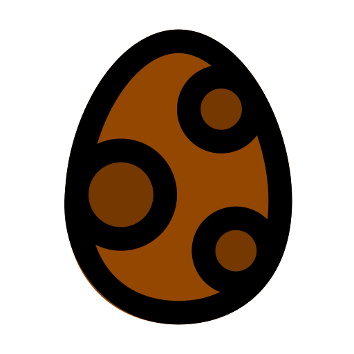 Dinosaur egg Generic Outline Color icon