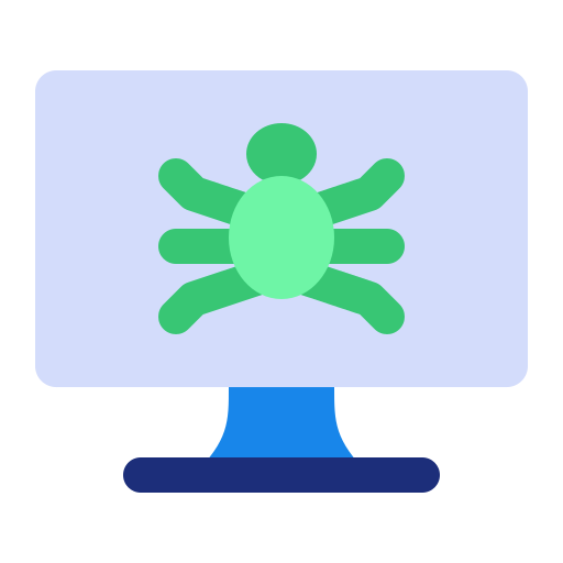 software malicioso icono gratis