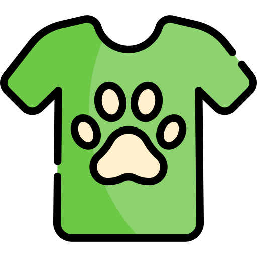 T shirt Kawaii Lineal color icon