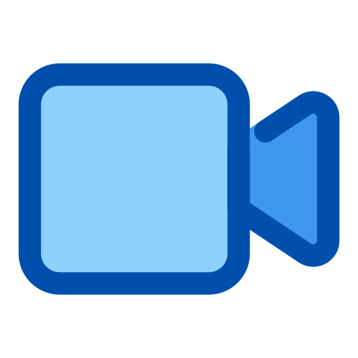 Video camera Generic Blue icon