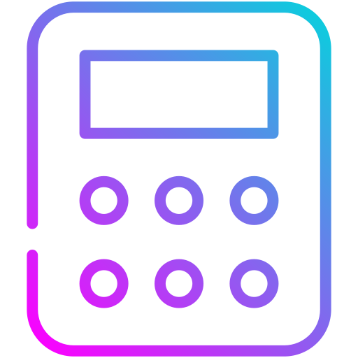 Calculator Generic Gradient icon