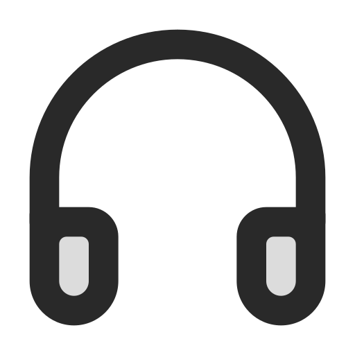 Headphone Generic Grey icon