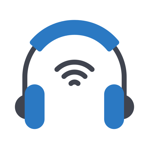 Auriculares inalámbricos icono gratis