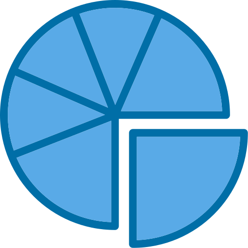 Pie Chart Generic Blue Icon