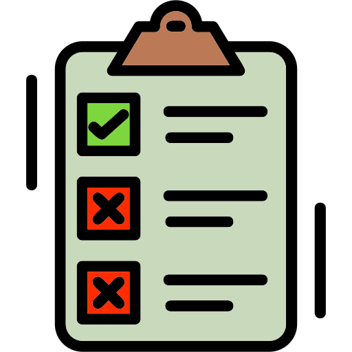 Checklist Generic Outline Color Icon