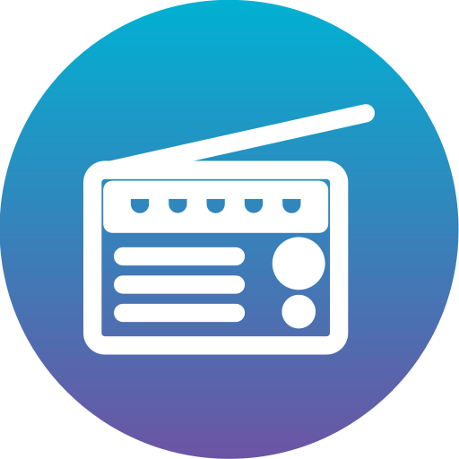 Radio Generic Flat Gradient icon