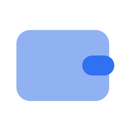 Wallet Generic Blue icon