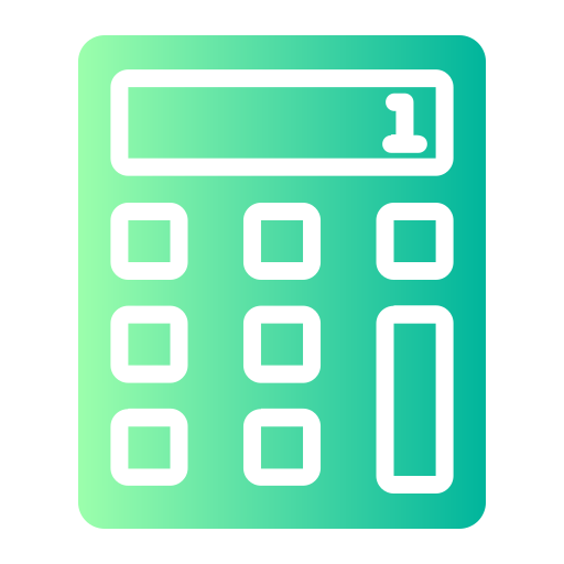 Calculator Generic Flat Gradient icon