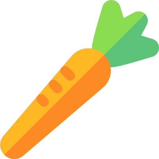 Carrot Basic Rounded Flat icon