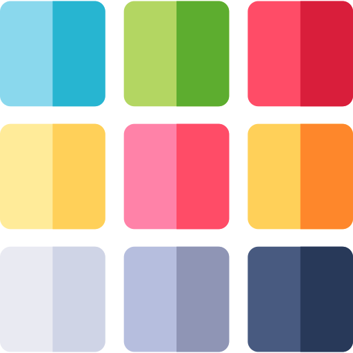 Colorful gui. Палитра иконка. Ranglar palitrasi. Pallet icon. Gui Colors and fonts.