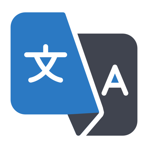 Language Generic Blue icon