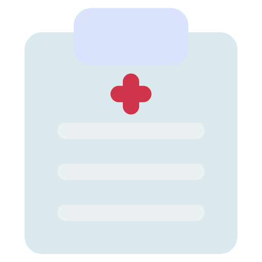 historial médico icono gratis