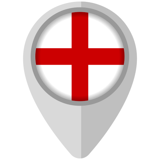 England - Free maps and location icons