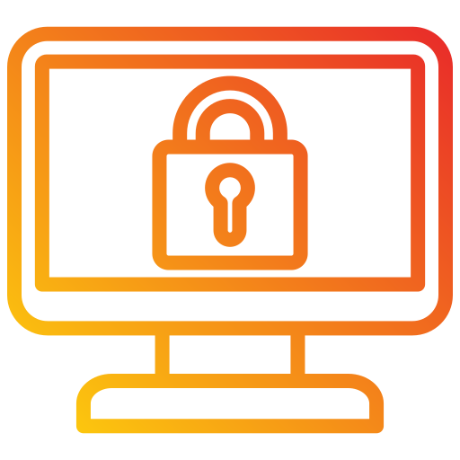 seguridad de datos icono gratis